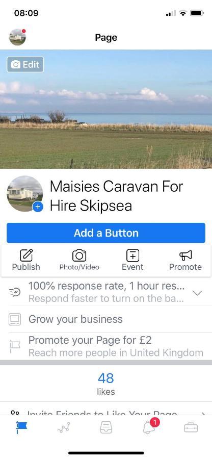 Maisies Caravan For Hire Skipsea Βίλα Εξωτερικό φωτογραφία